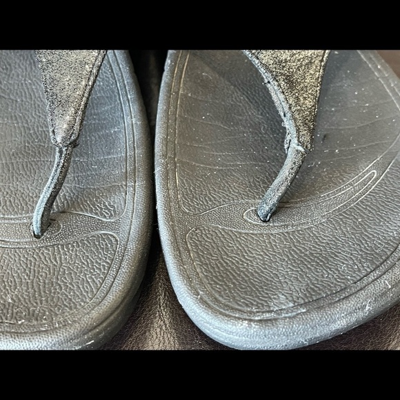Fitflop size 7  flip flops thong toe post sandals micro wobbleboard - Picture 17 of 17